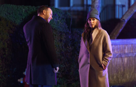 Donnie Wahlberg and Jennifer Esposito in 'Blue Bloods'