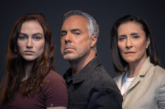 Madison Lintz, Titus Welliver, and Mimi Rogers for 'Bosch: Legacy'