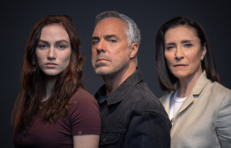 Madison Lintz, Titus Welliver, and Mimi Rogers for 'Bosch: Legacy'