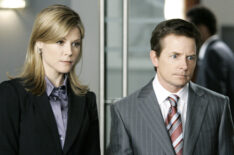 Julie Bowen and Michael J. Fox in 'Boston Legal'