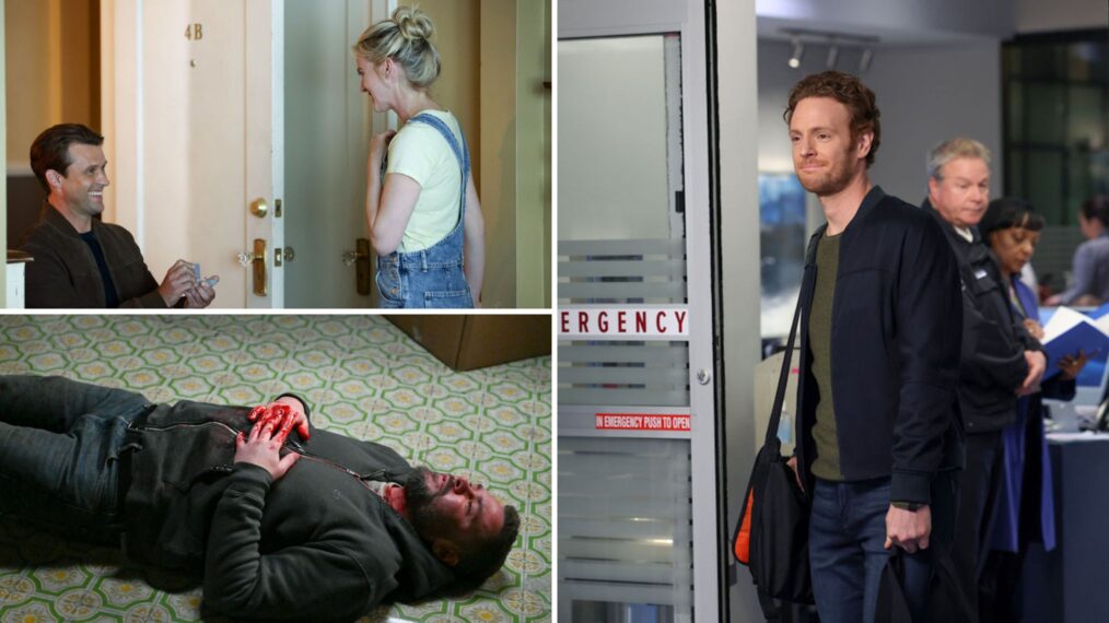 Jesse Spencer and Kara Killmer in 'Fire,' Patrick John Flueger in 'P.D.,' and Nick Gehlfuss in 'Med'