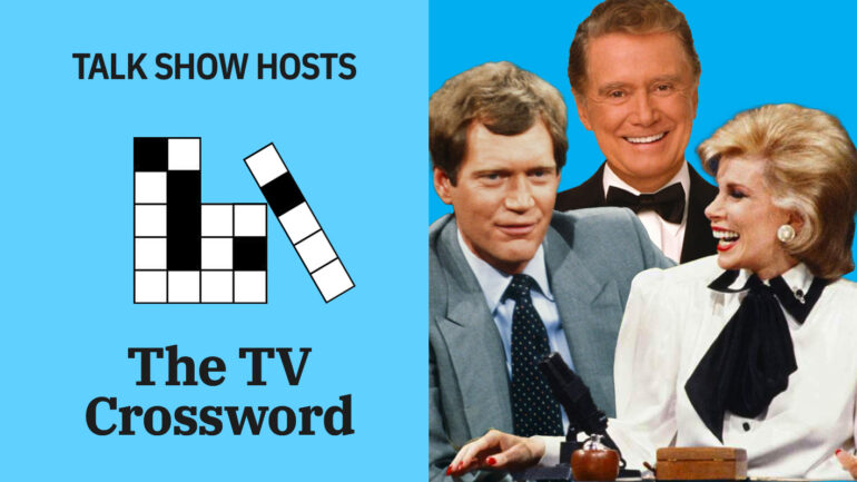 Crossword - TV Talk Show Hosts