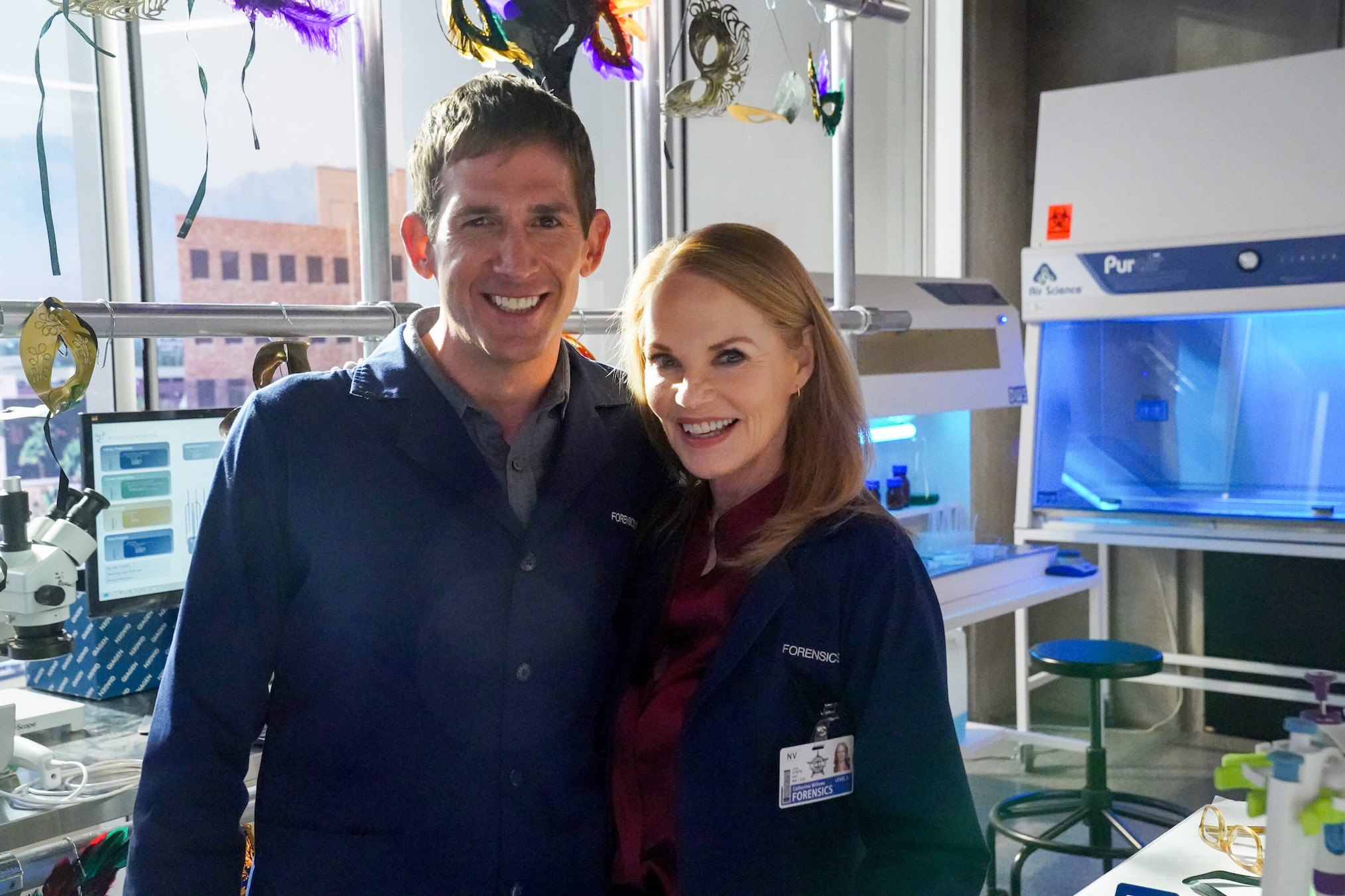 Eric Szmanda and Marg Helgenberger in 'CSI: Vegas'