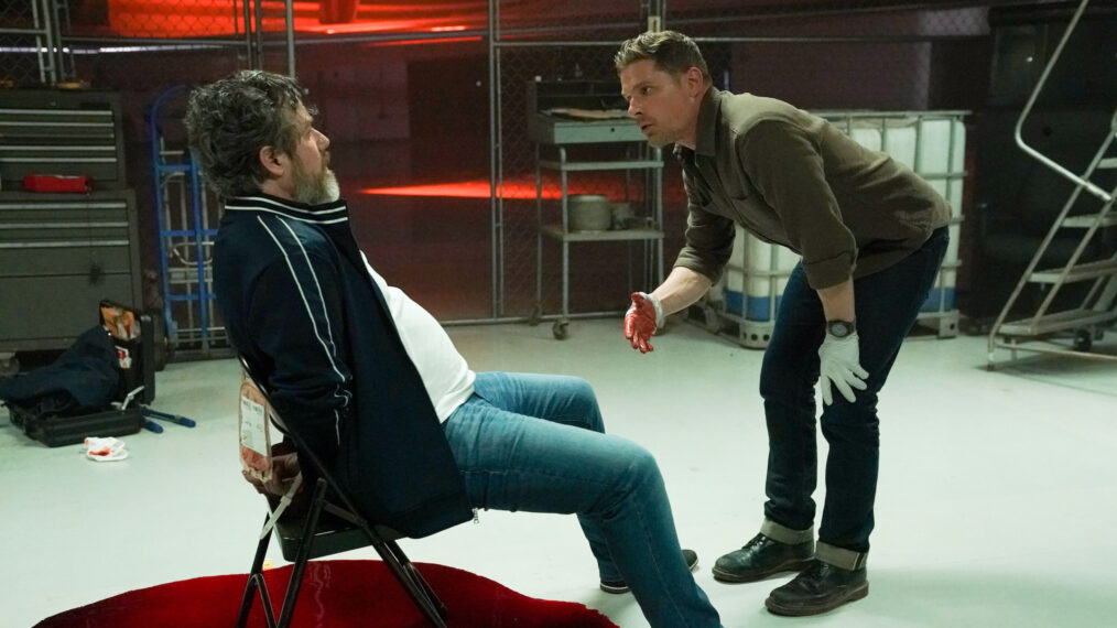 Shane Callahan and Matt Lauria in 'CSI: Vegas'