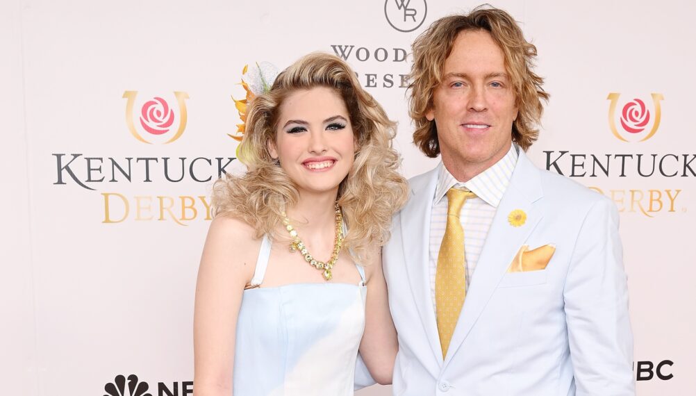 Dannielynn Birkhead and Larry Birkhead attend Kentucky Derby 149 at Churchill Downs 