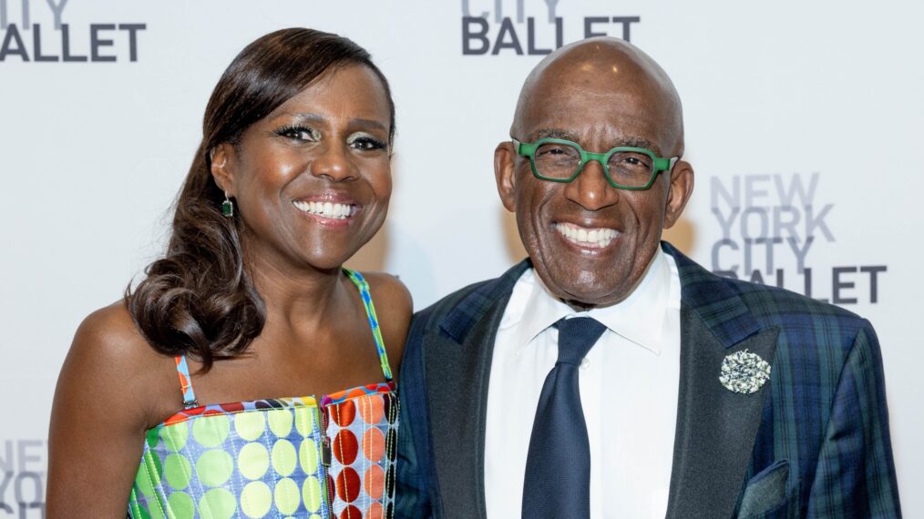 Deborah Roberts and Al Roker at event