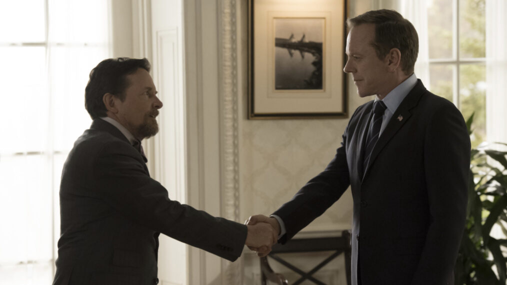 Michael J. Fox and Kiefer Sutherland in 'Designated Survivor'