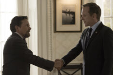 Michael J. Fox and Kiefer Sutherland in 'Designated Survivor'