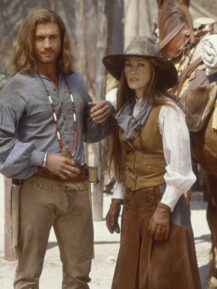 Joe Lando als Sully und Jane Seymour als Dr. Mike in „Dr.  Quinn, Medizinfrau'