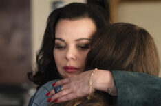 Debi Mazar as Ann Marie Quinlan and Olivia Luccardi as Officer Brandy Quinlan in 'East New York'