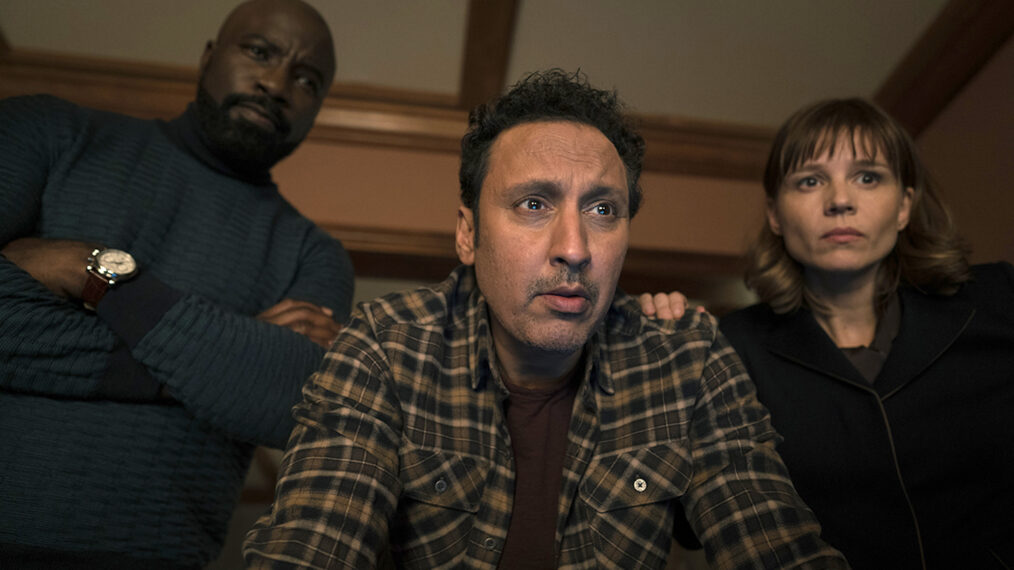 Mike Colter, Aasif Mandvi, and Katja Herbers in Evil - Season 3 Episode 6
