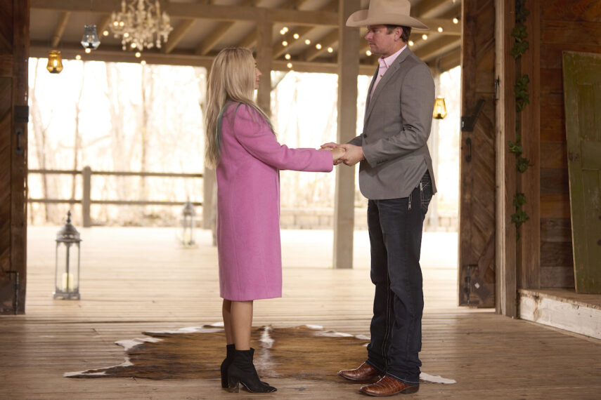 Ashley R and Landon in Farmer Wants a Wife finale