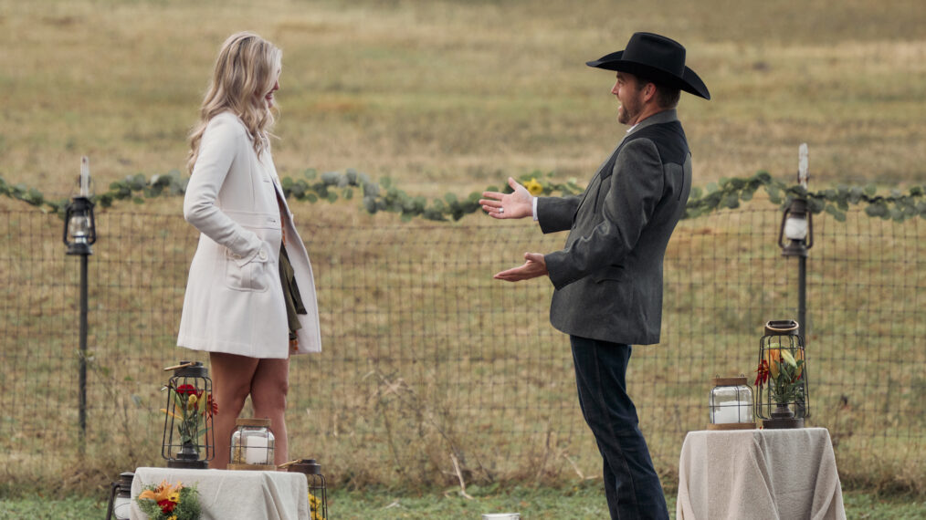 Meghan and Hunter Grayson in Farmer Wants a Wife finale