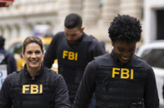 Missy Peregrym and Katherine Renee Kane Behind the Scenes of 'FBI'