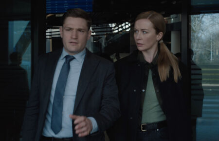 Mark Strepan and Eva-Jane Willis in 'FBI: International'