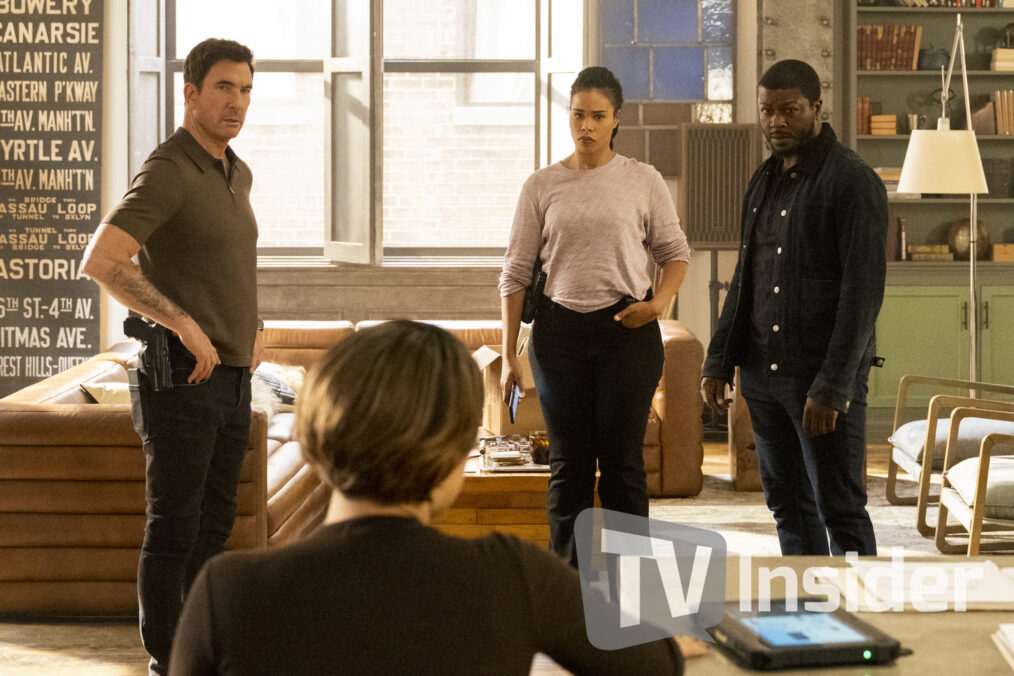 Dylan McDermott, Roxy Sternberg, and Edwin Hodge in 'FBI: Most Wanted'