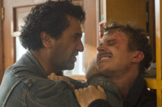 Cliff Curtis as Travis Manawa, Kenny Wormald as Derek - Fear the Walking Dead