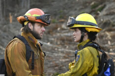 Max Thieriot and Stephanie Arcila in 'Fire Country'