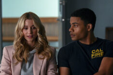 Sabina Gadecki and Jordan Calloway in 'Fire Country'