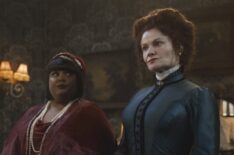 Danielle Pinnock and Rebecca Wisocky in 'Ghosts'