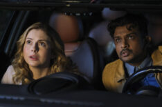 Rose McIver and Utkarsh Ambudkar in 'Ghosts' Season 2