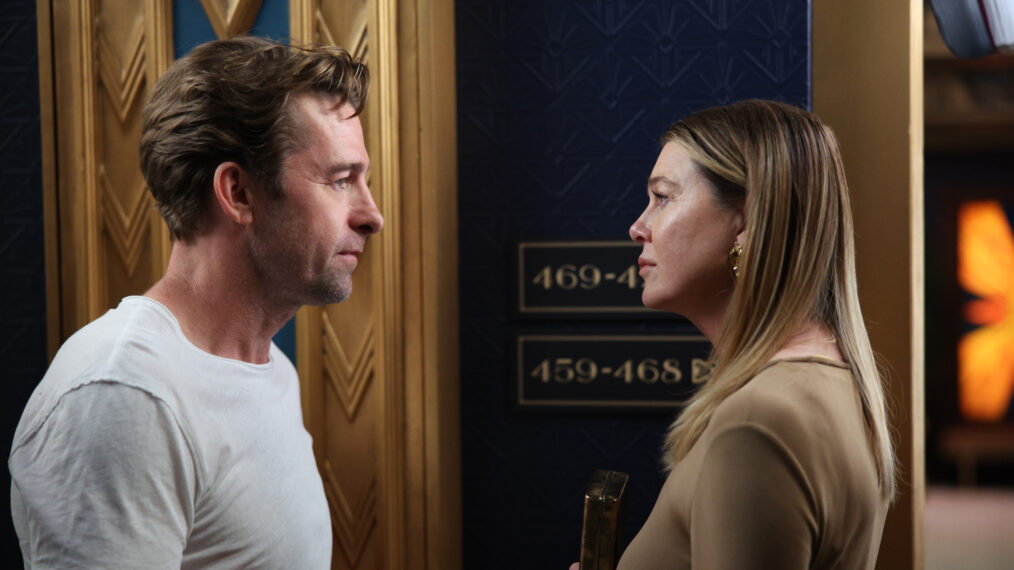 Scott Speedman and Ellen Pompeo in 'Grey's Anatomy'