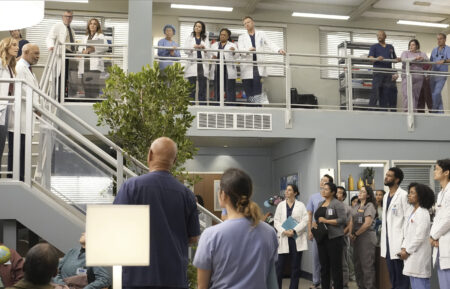 Group shot from 'Grey's Anatomy' Season 19, Episode 18