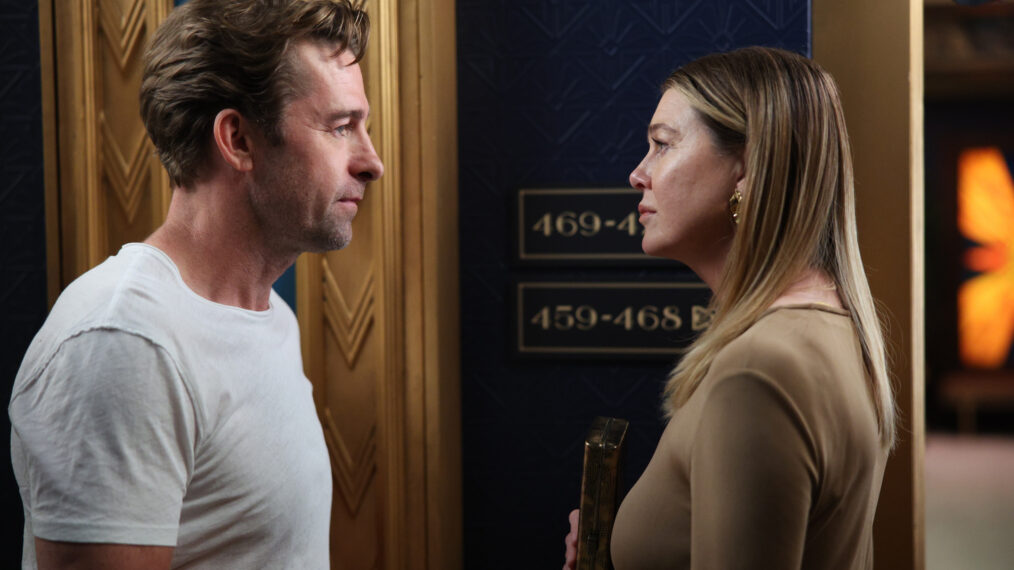 Scott Speedman and Ellen Pompeo in 'Grey's Anatomy'