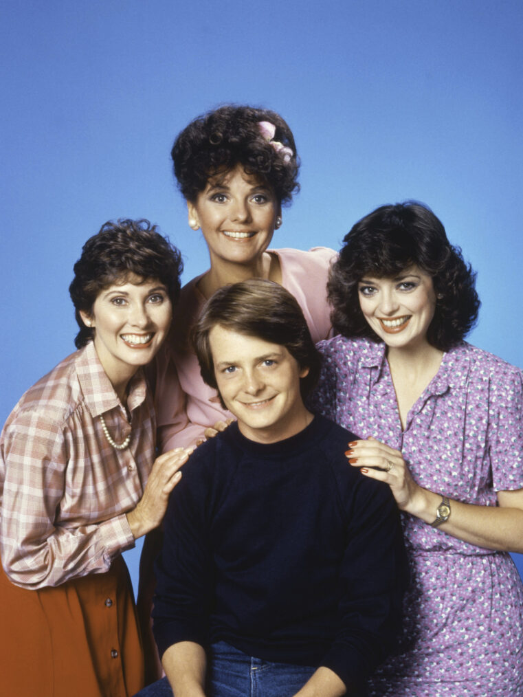 Elinor Donahue, Dawn Wells, Michael J. Fox, and Angela Cartwright of 'High School U.S.A.'