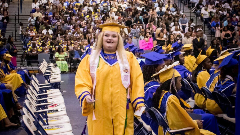 Alana Thompson at her graduation
