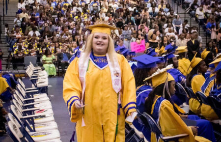 Alana Thompson at her graduation