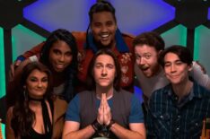 Matthew Mercer with the cast of Dimension 20