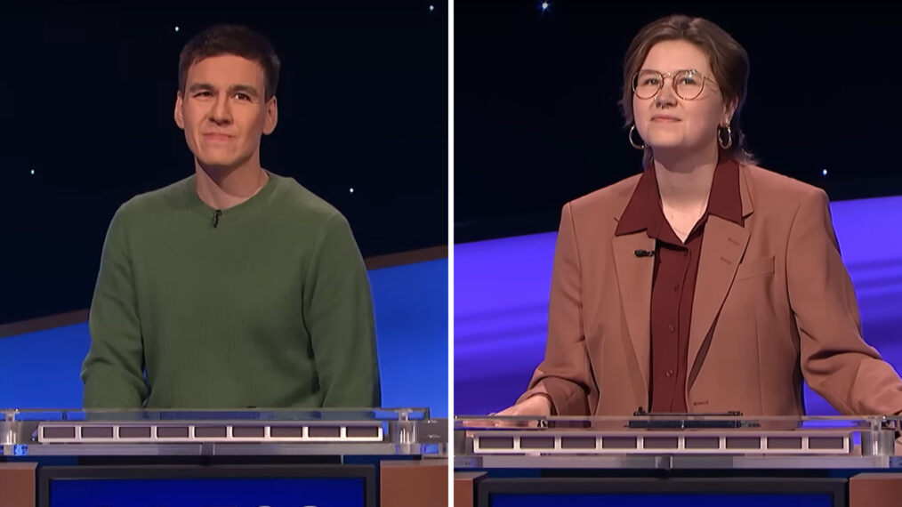 James Holzhauer and Mattea Roach on Jeopardy Masters