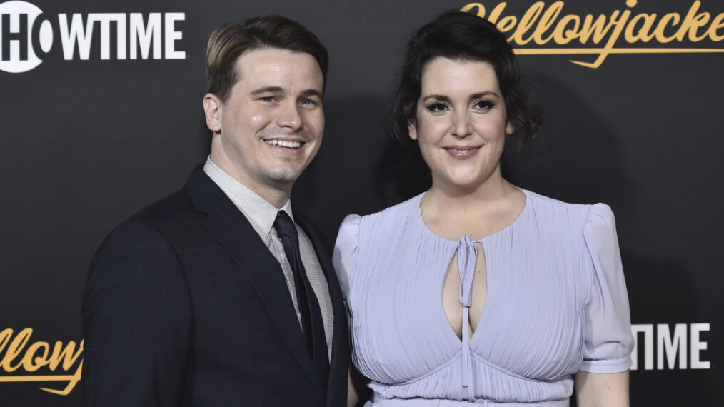 Jason Ritter and Melanie Lynskey