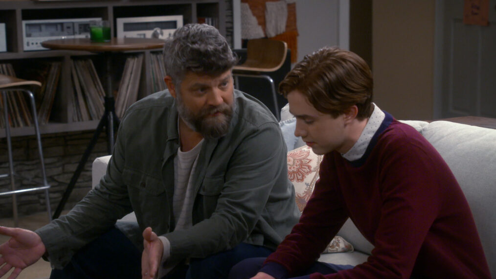 Jay R. Ferguson and Ames McNamara in The Conners