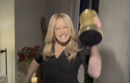 Jennifer Coolidge accepts the Comedic Genius Award at the 2023 MTV Movie & TV Awards