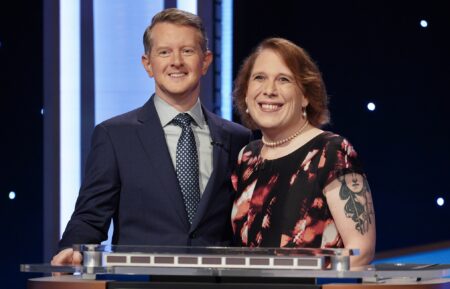 Ken Jennings and Amy Schneider in 'Jeopardy! Masters'