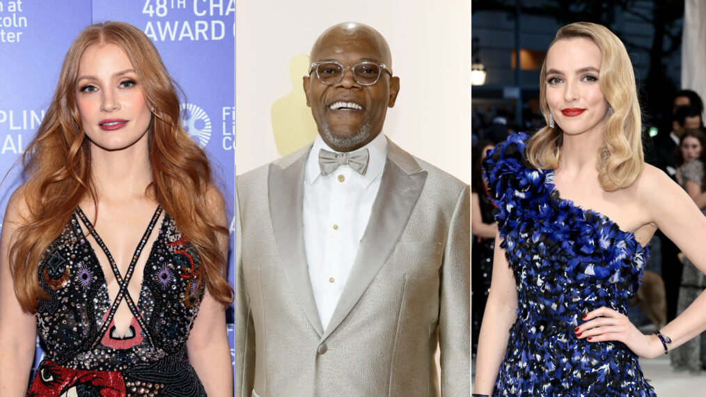 Jessica Chastain, Samuel L Jackson, and Jodie Comer
