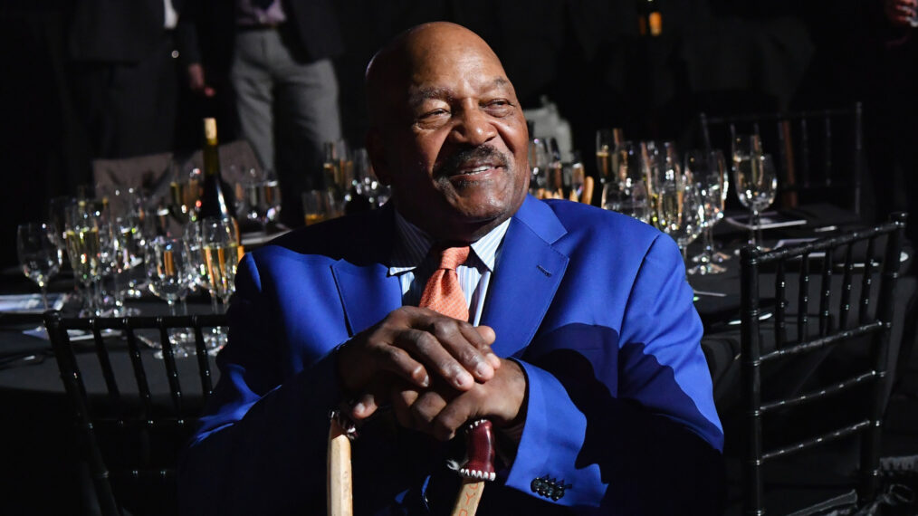 Jim Brown attends the Sports Illustrated Sportsperson of the Year Ceremony 2016 at Barclays Center of Brooklyn on December 12, 2016 in New York City