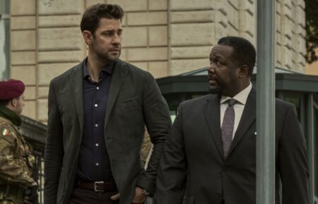 John Krasinski and Wendell Pierce in Jack Ryan