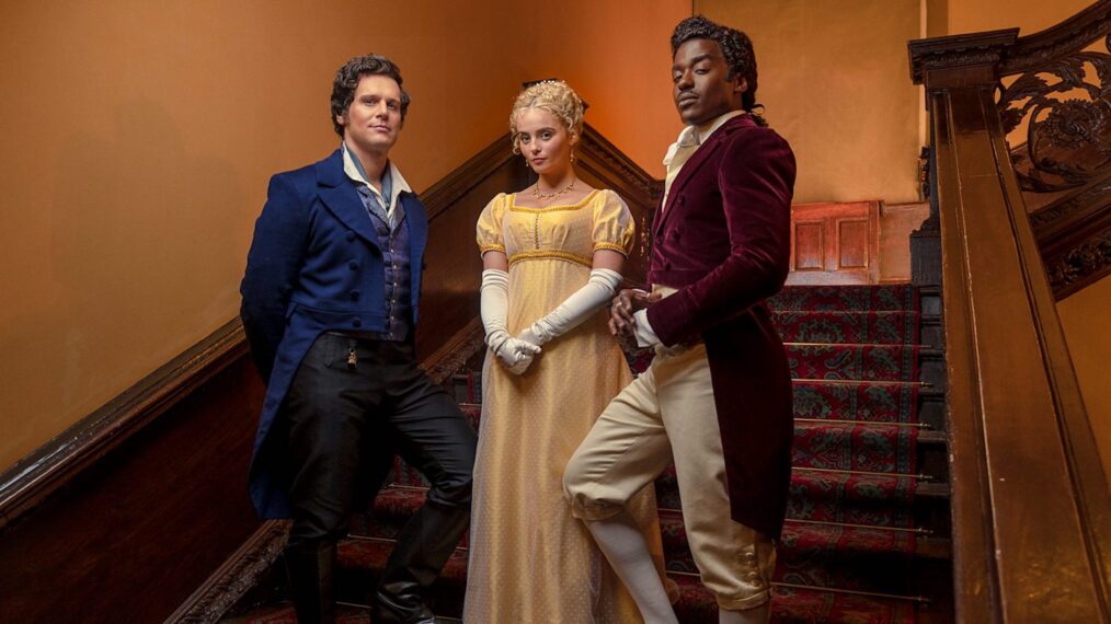 Jonathan Groff, Millie Gibson, and Ncuti Gatwa in Doctor Who