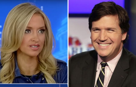 Kayleigh McEnany and Tucker Carlson