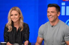 Kelly Ripa and Mark Conseulos on Live with Kelly and Mark