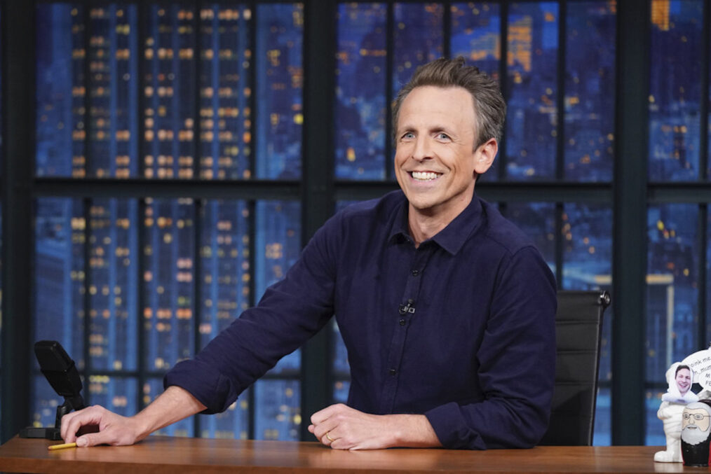 Seth Meyers in the May 1, 2023 episode of 'Late Night with Seth Meyers'