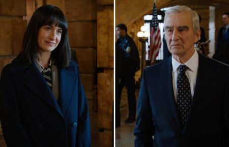 Elisabeth Waterston and Sam Waterston in 'Law & Order'