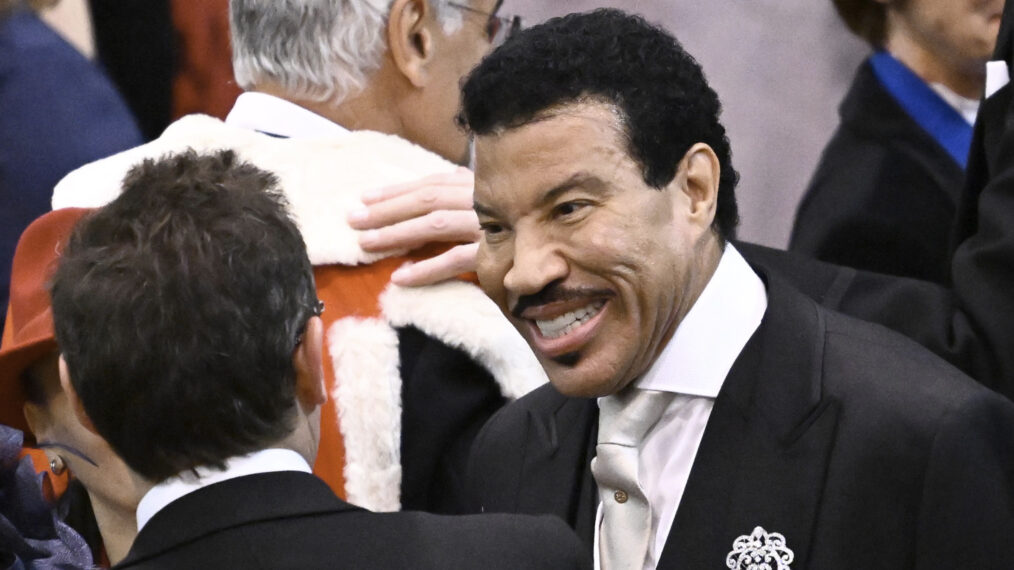 Lionel Richie at the crowning of King Charles