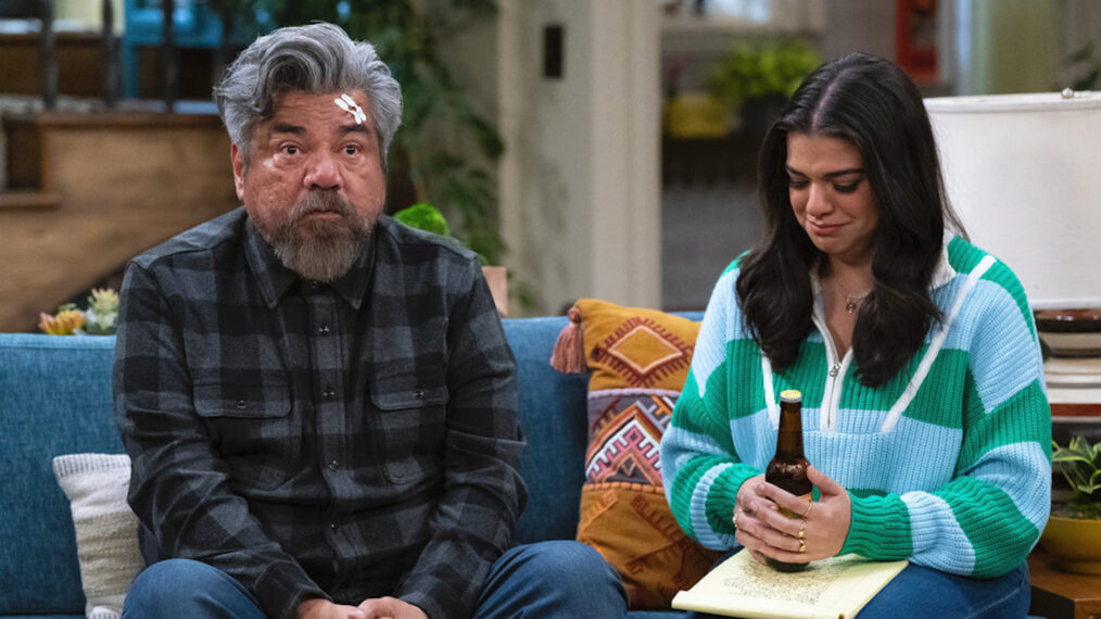 George Lopez and Mayan Lopez in the 'Lopez vs. Lopez' Season 1 finale
