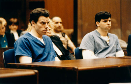 Lyle and Erik Menendez at their murder trial in 1993