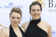 Mia Threapleton and Kate Winslet