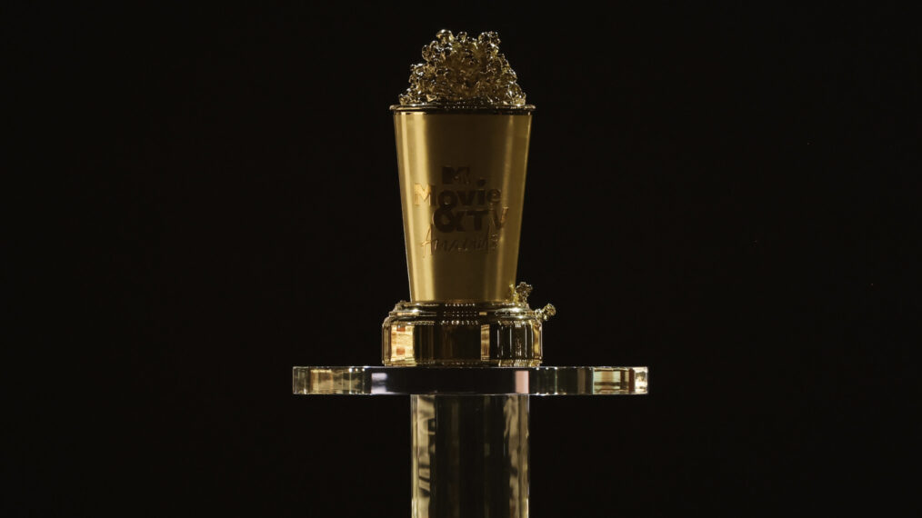 MTV Movie & TV Awards Golden Popcorn trophy